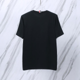 Thom Browne Classic Sled Dog Embroidered Round Neck Short Sleeve Unisex Casual Versatile T-shirt