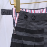 Thom Browne Classic Four Bar Ruffle Skirt Women's Versatile Short Skirt