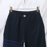 Thom Browne Classic Four Bar Drawstring Shorts Unisex Casual Loose Sports Pants