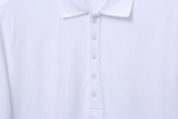 Thom Browne Unisex Classic Four Bar Casual Versatile Polo Shirt