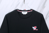 Thom Browne Classic Sled Dog Embroidered Round Neck Short Sleeve Unisex Casual Versatile T-shirt