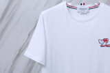 Thom Browne Classic Sled Dog Embroidered Round Neck Short Sleeve Unisex Casual Versatile T-shirt