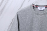 Thom Browne Classic Four Bar Round Neck Short Sleeve Couple's Casual Loose T-shirt