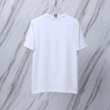 Thom Browne Classic Sled Dog Embroidered Round Neck Short Sleeve Unisex Casual Versatile T-shirt