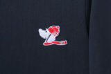 Thom Browne Classic Sled Dog Embroidered Round Neck Short Sleeve Unisex Casual Versatile T-shirt