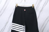 Thom Browne Classic Four Bar Waffle Shorts Unisex Versatile Casual Pants