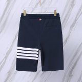Thom Browne Classic Four Bar Drawstring Shorts Unisex Casual Loose Sports Pants