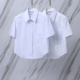 Thom Browne Women's Fashion Striped Short Open Umbilical Short Sleeve Shirt