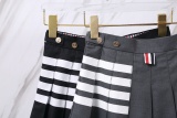 Thom Browne Classic Four Bar Ruffle Skirt Women's Versatile Short Skirt