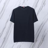 Thom Browne Classic Sled Dog Embroidered Round Neck Short Sleeve Unisex Casual Versatile T-shirt