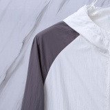 Thom Browne Unisex Fashion Four Bar Splicing Thin Sunscreen Coat