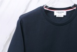 Thom Browne Classic Four Bar Round Neck Short Sleeve Couple's Casual Loose T-shirt