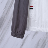 Thom Browne Unisex Fashion Four Bar Splicing Thin Sunscreen Coat
