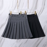 Thom Browne Women's Classic Fashion Versatile High Waist Short Skirt