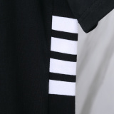 Thom Browne Classic Four Bar Round Neck T-shirt Unisex Casual Versatile Short Sleeve