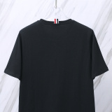 Thom Browne Classic Simple Round Neck T-shirt Unisex Casual Versatile Short Sleeve