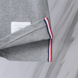 Thom Browne Classic Simple Round Neck T-shirt Unisex Casual Versatile Short Sleeve