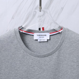 Thom Browne Classic Simple Round Neck T-shirt Unisex Casual Versatile Short Sleeve