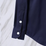 Thom Browne Classic Tri Color Ribbon Long Sleeve Shirt Unisex Casual Versatile Shirt