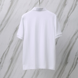 Thom Browne Unisex Classic Three Color Ribbon Pocket Casual Versatile Polo Shirt