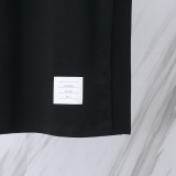 Thom Browne Classic Four Bar Round Neck T-shirt Unisex Casual Versatile Short Sleeve