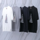 Thom Browne Unisex Classic Four Bar Sailing Jacquard Round Neck Knitted Short Sleeve