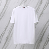 Thom Browne Classic Simple Round Neck T-shirt Unisex Casual Versatile Short Sleeve