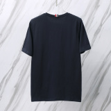 Thom Browne Classic Simple Round Neck T-shirt Unisex Casual Versatile Short Sleeve
