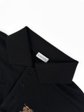Burberry Couple Classic Versatile Embroidered War Horse Polo Shirt