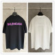 Balenciaga Fashion UV Color Change Logo Printed Short Sleeve Couple Casual Oversize T-shirt