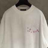 Chrome Hearts Fashion UV Color Change Logo Printed Short Sleeve Couple Casual Oversize T-shirt