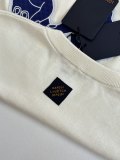 Louis Vuitton 26SS Couple's Versatile Gesture Embroidered Knitted Short Sleeve