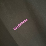 Balenciaga Fashion UV Color Change Logo Printed Short Sleeve Couple Casual Oversize T-shirt