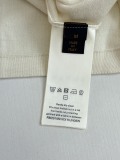 Louis Vuitton 26SS Couple's Versatile Gesture Embroidered Knitted Short Sleeve