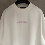 Chrome Hearts Fashion UV Color Change Logo Printed Short Sleeve Couple Casual Oversize T-shirt