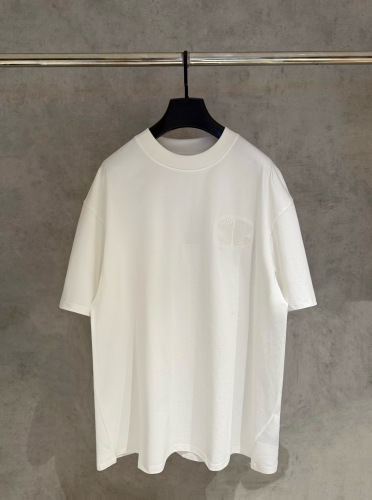 Balenciaga Fashion UV Color Change Logo Printed Short Sleeve Couple Casual Oversize T-shirt