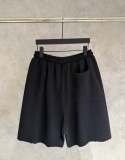 Balenciaga Classic Embroidered Logo Shorts Couple Versatile Casual Sports Pants
