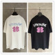 Balenciaga Fashion UV Color Change Logo Printed Short Sleeve Couple Casual Oversize T-shirt