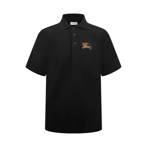 Burberry Couple Classic Versatile Embroidered War Horse Polo Shirt