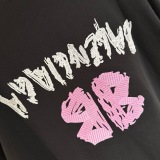 Balenciaga Fashion UV Color Change Logo Printed Short Sleeve Couple Casual Oversize T-shirt