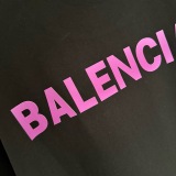 Balenciaga Fashion UV Color Change Logo Printed Short Sleeve Couple Casual Oversize T-shirt