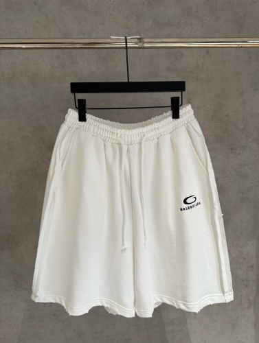 Balenciaga Classic Embroidered Logo Shorts Couple Versatile Casual Sports Pants