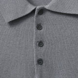 Thom Browne Couple Classic Four Bar Jacquard Knitted Versatile Polo Shirt