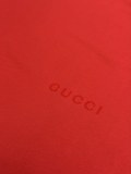 Gucci Classic Simple Plush Logo Short Sleeve Unisex Casual Loose T-shirt