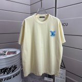 Louis Vuitton 26SS Classic 3D Logo Printed Short Sleeve Couple Casual Versatile T-shirt