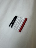 Ami Paris Classic Embroidered Logo Round Neck Short Sleeve Couple Casual Loose T-shirt