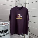 Burberry Fashion Beach Chair Printed Short Sleeve Unisex Casual Loose T-shirt