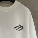 Balenciaga Classic Logo Printed Round Neck T-shirt Couple Casual Versatile Short Sleeve