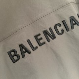Balenciaga Classic Embroidered Logo Casual Versatile Long Sleeve Shirt