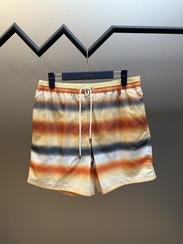 Loewe Fashion Gradient Striped Beach Pants Unisex Versatile Casual Mesh Shorts